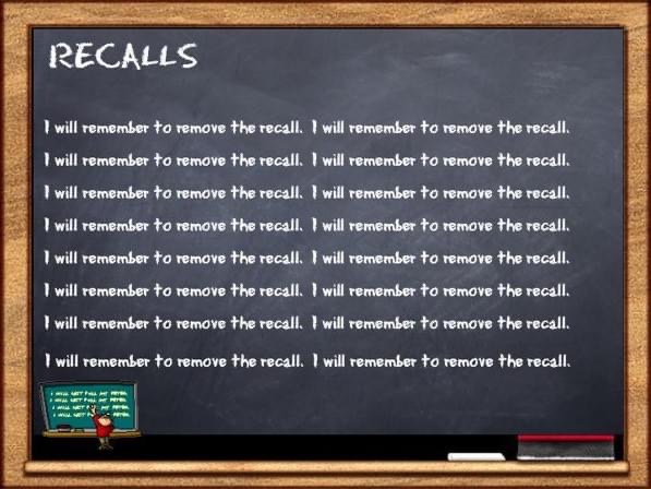 Results, Recalls & Reminders Resource Bundle